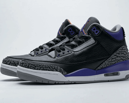 Men's Air Jordan 3 Court Purple Shoes