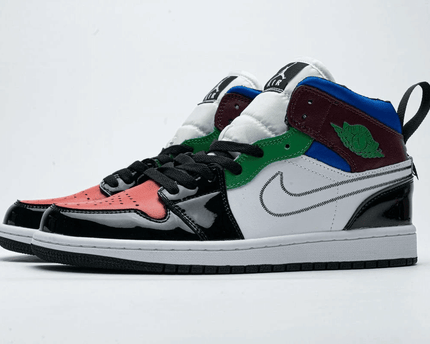 Men's Air Jordan 1 Mid SE Multicolor Shoes
