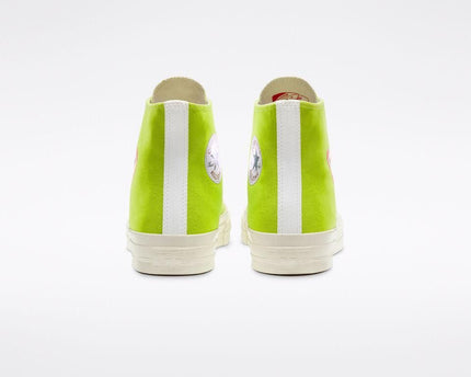Men's Play Comme Des Garcons X Converse High Top Green Shoes