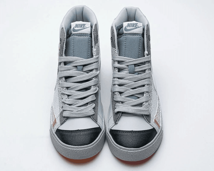 Men's Blazer Mid 77 Vintage White Grey Metallic Silver Shoes