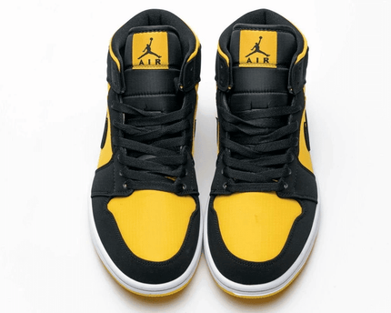 Men's Air Jordan 1 Mid University Gold Shoes