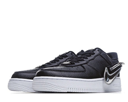 Men's Air Force 1 PRM Zip Swoosh Black Shoes