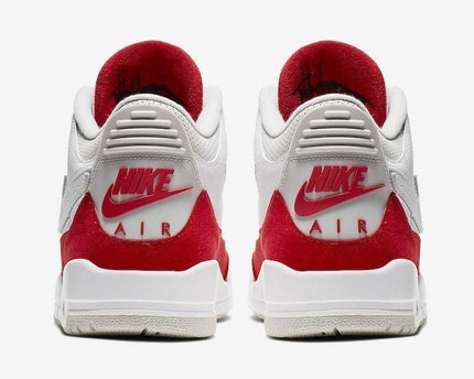 Men's Air Jordan 3 Tinker White University Red Shoes