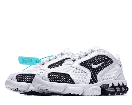 Men's Air Zoom Spiridon Cage 2 Stussy Fossil Shoes A10