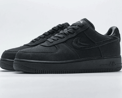 Men's Stussy x Air Force 1 Low Black Shoes