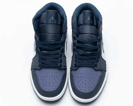 Men's Air Jordan 1 Mid Sanded Purple Shoes