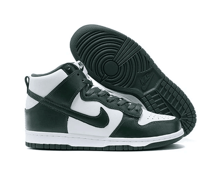 Men's SB Dunk High Green White Shoes