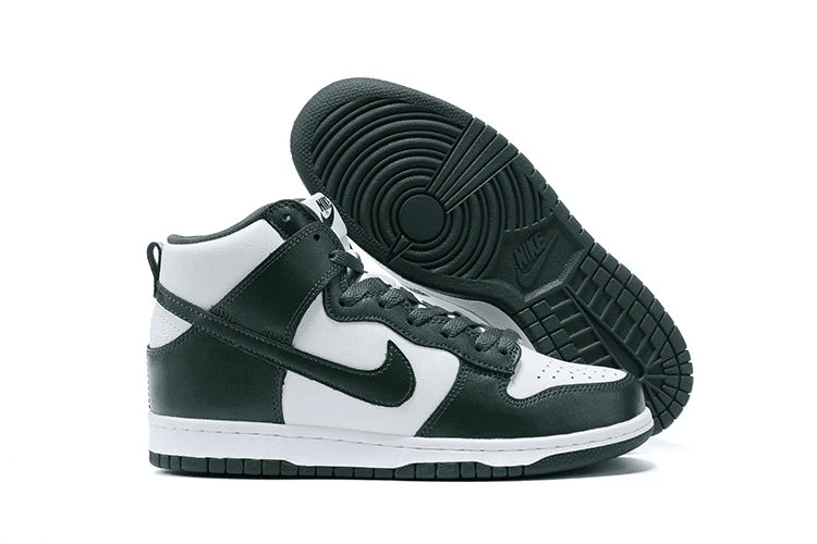 Men's SB Dunk High Green White Shoes