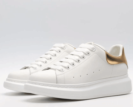 Men's Alexander MCQueen Oversized Sole Leather Sneakers Shoes V5