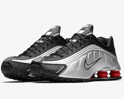 Men's Shox R4 OG Black Silver Shoes