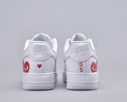 Men's Air Force 1 X Comme Des Garcons Play Shoes