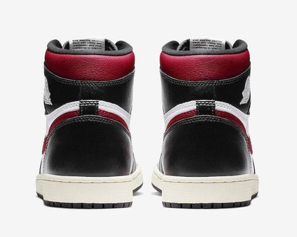 Men's Air Jordan 1 Black White Gym Red Shoes