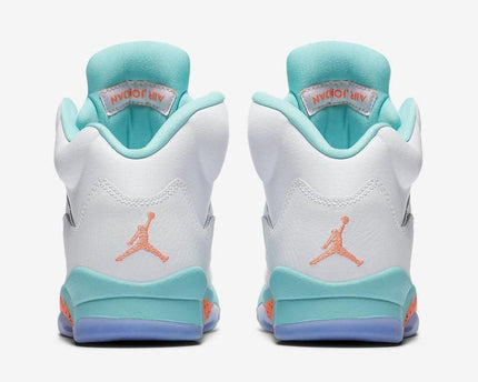 Men's Air Jordan 5 Light Aqua Shoes
