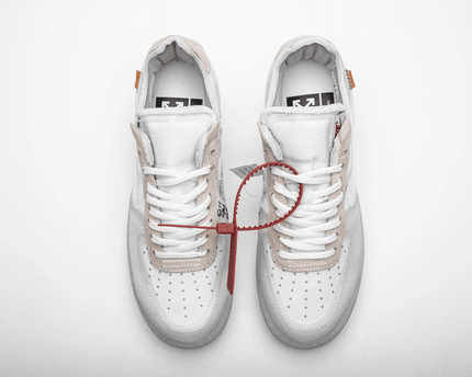 Men's Off White x Air Force 1 Low White Shoes