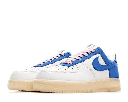 Men's Air Force 1 White Royal Blue Shoes