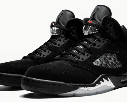 Men's Air Jordan 5 Paris Saint Germain PSG Black Shoes