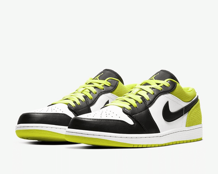 Men's Air Jordan 1 Low Cyber Green Shoes
