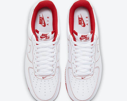 Men's Air Force 1 Exposed Red Stitching Shoes