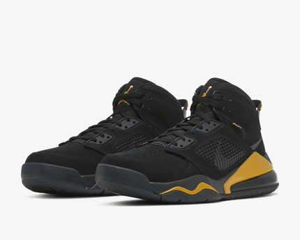 Men's Air Jordan Mars 270 DMP Black Metallic Gold Shoes