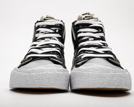 Men's Sacai x Blazer Mid Black Grey Shoes