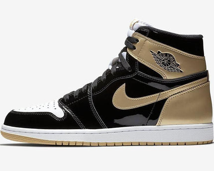 Men's Air Jordan 1 Retro High OG Gold Top 3 Shoes