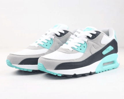 Men's Air Max 90 Grey Aqua Shoes