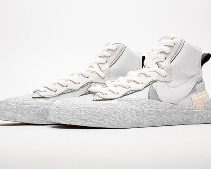 Men's Sacai x Blazer Mid White Grey Shoes