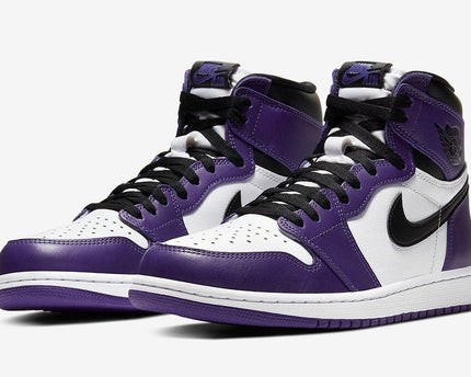 Men's Air Jordan 1 Court Purple Shoes