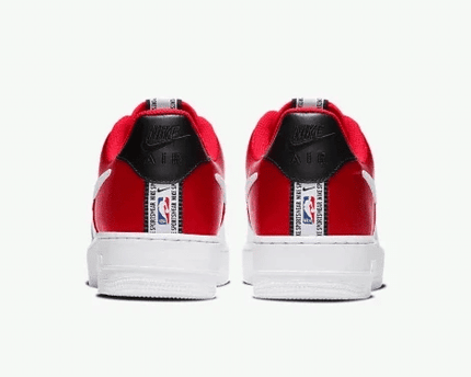 Men's Air Force 1 '07 LV8 Low NBA Red Shoes