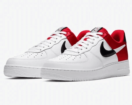Men's Air Force 1 '07 LV8 Low NBA Red Shoes