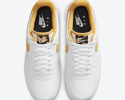 Men's Air Force 1 Low Double Mini Swooshes Yellow Shoes
