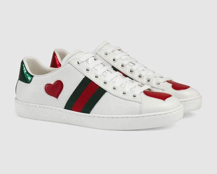 Men's Gucci Heart Sneaker Shoes