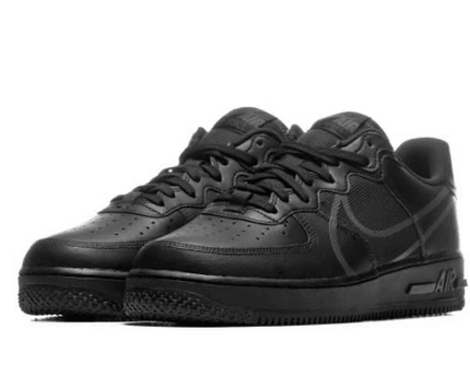 Men's Air Force 1 React Black Anthracite Shoes