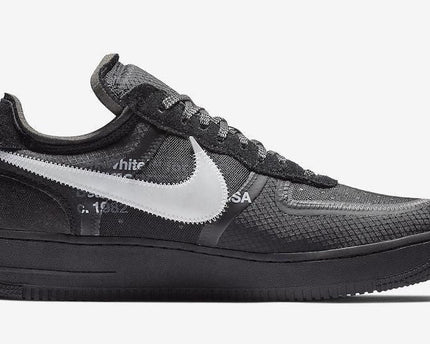Men's Air Force 1 X Off White Low Black Shoes