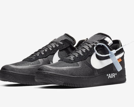 Men's Air Force 1 X Off White Low Black Shoes