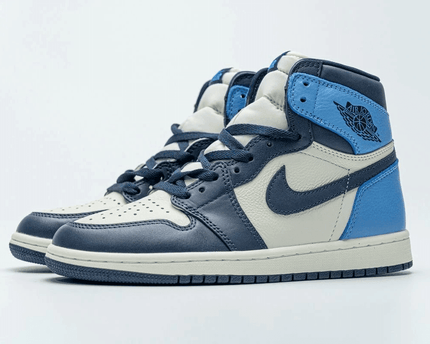 Men's Air Jordan 1 High OG Obsidian University Blue Shoes