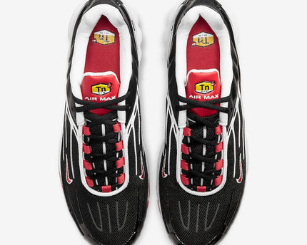 Men's Air Max Plus III Black White Track Red Shoes