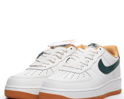 Men's Air Force 1 Cream Green Gum Shoes