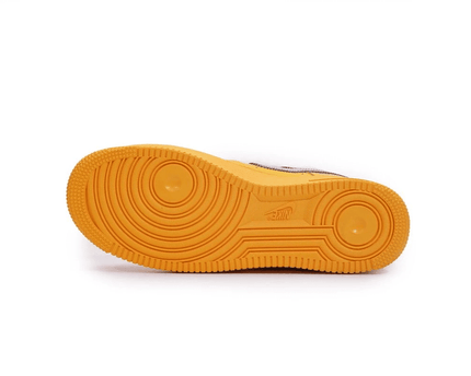 Men's Off White x Air Force 1 Low University Gold Shoes