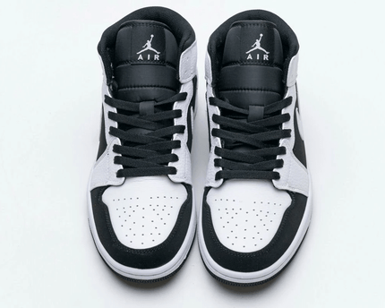 Men's Air Jordan 1 Mid Tuxedo Shoes