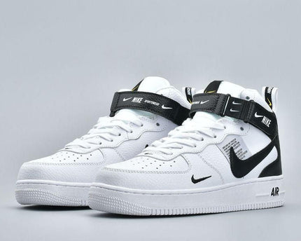 Men's Air Force 1 Mid Utility White Shoes