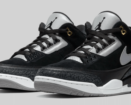 Men's Air Jordan 3 Tinker Black Cement Shoes