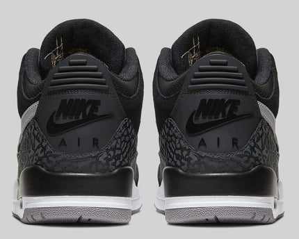 Men's Air Jordan 3 Tinker Black Cement Shoes
