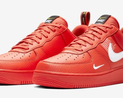Men's Air Force 1 '07 LV8 Utility Low Red Shoes