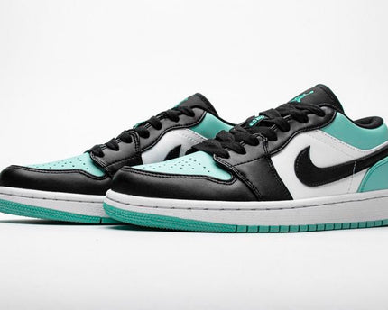 Men's Air Jordan 1 Low Emerald Toe Shoes