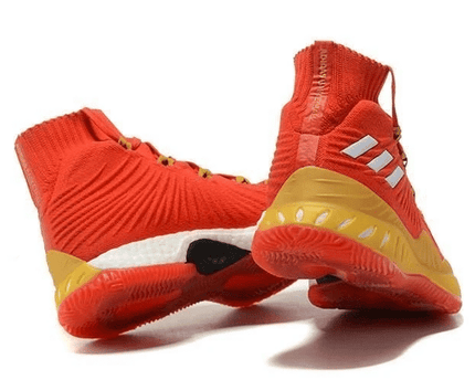 Men's Crazy Explosive Primeknit Red Gold Shoes