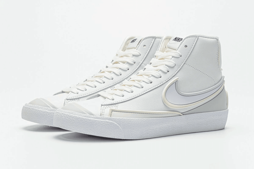 Men's Blazer Mid 77 White Shoes