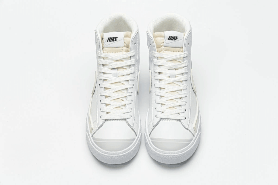 Men's Blazer Mid 77 White Shoes