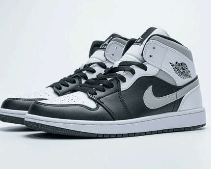 Men's Air Jordan 1 Mid White Shadow Shoes