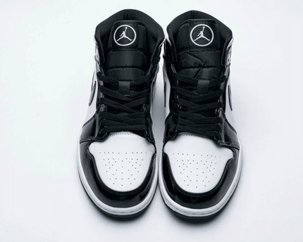 Men's Air Jordan 1 Mid All-Star Black White Shoes